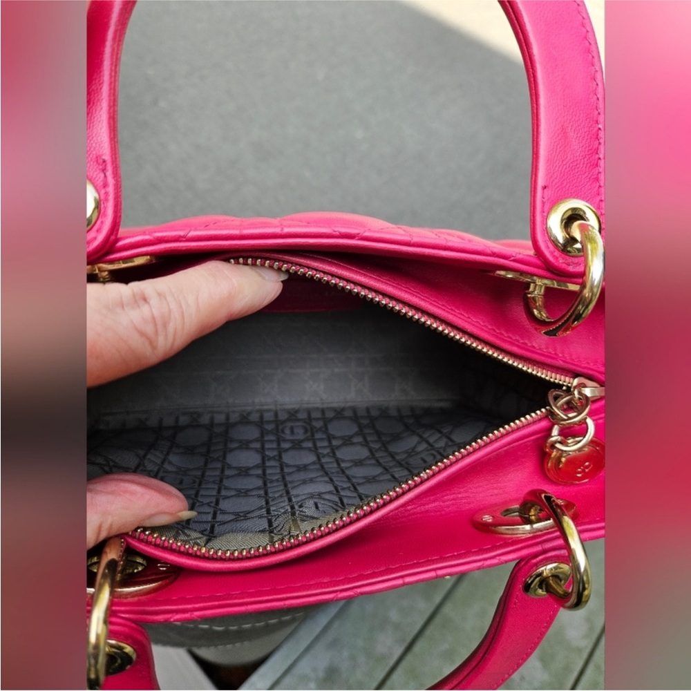Christian Dior Cannage Lambskin Lady Dior Medium 2way - Picture 5 of 12